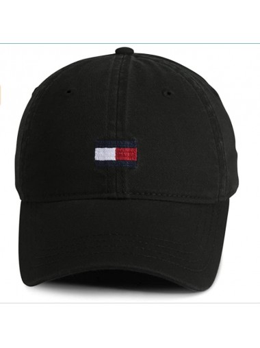 Tommy Hilfiger Men's Ardin Dad Hat- Black